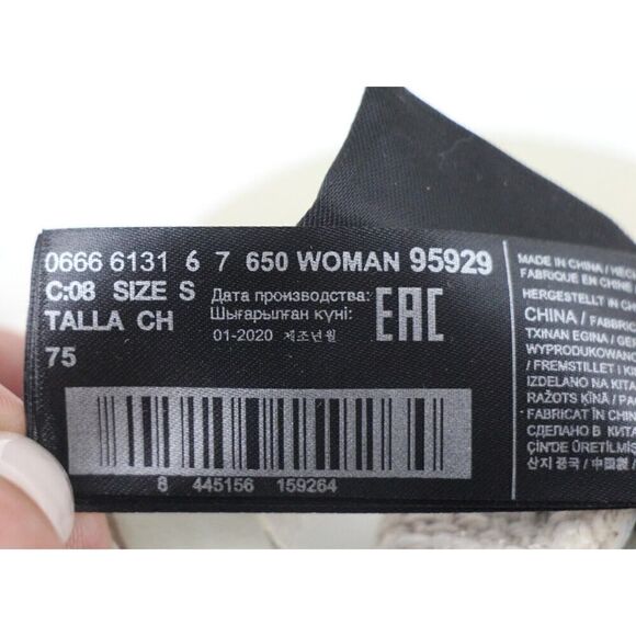 CLASSIC BEIGE CANVAS POLYESTER 1 5/8"Wd DRESS CASUAL WOMEN'S BELT Size S (t61 - Picture 7 of 12